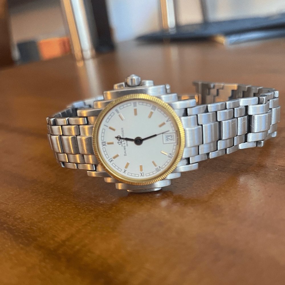 Baume & Mercier Vintage Stainless Steel Watch